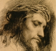 Christus mit Dornenkrone - Bloch