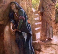 Maria Magdalena am Grab
