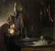 Erweckung Lazarus - Rembrandt